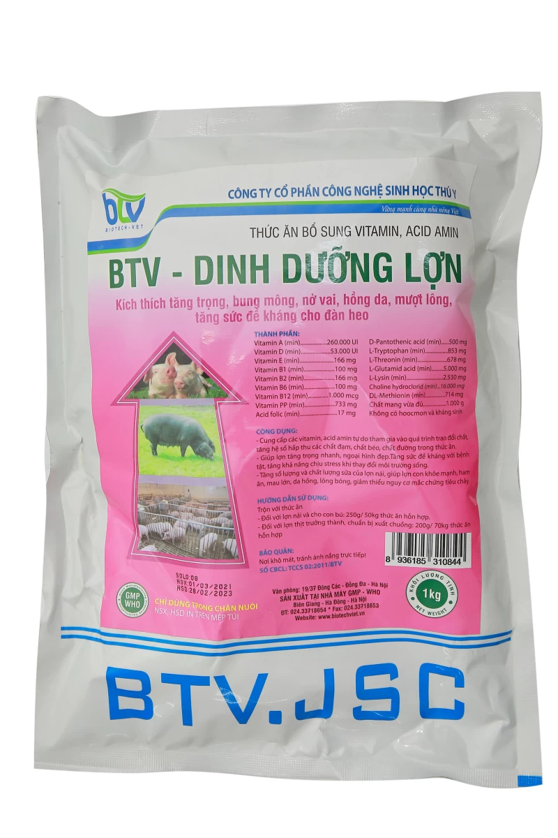 BTV - Dinh Dưỡng Lợn TCCS 02:2011/BTV
