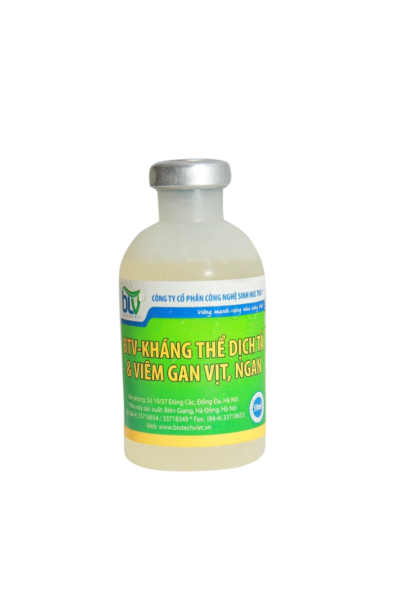 BTV-KHÁNG THỂ  DỊCH TẢ & VIÊM GAN VỊT NGAN