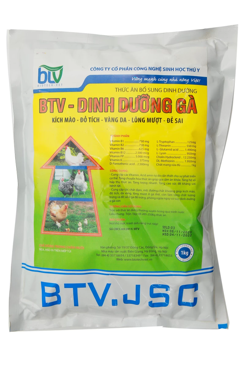 Dinh Dưỡng Gà TCCS 03: 2011/ BTV